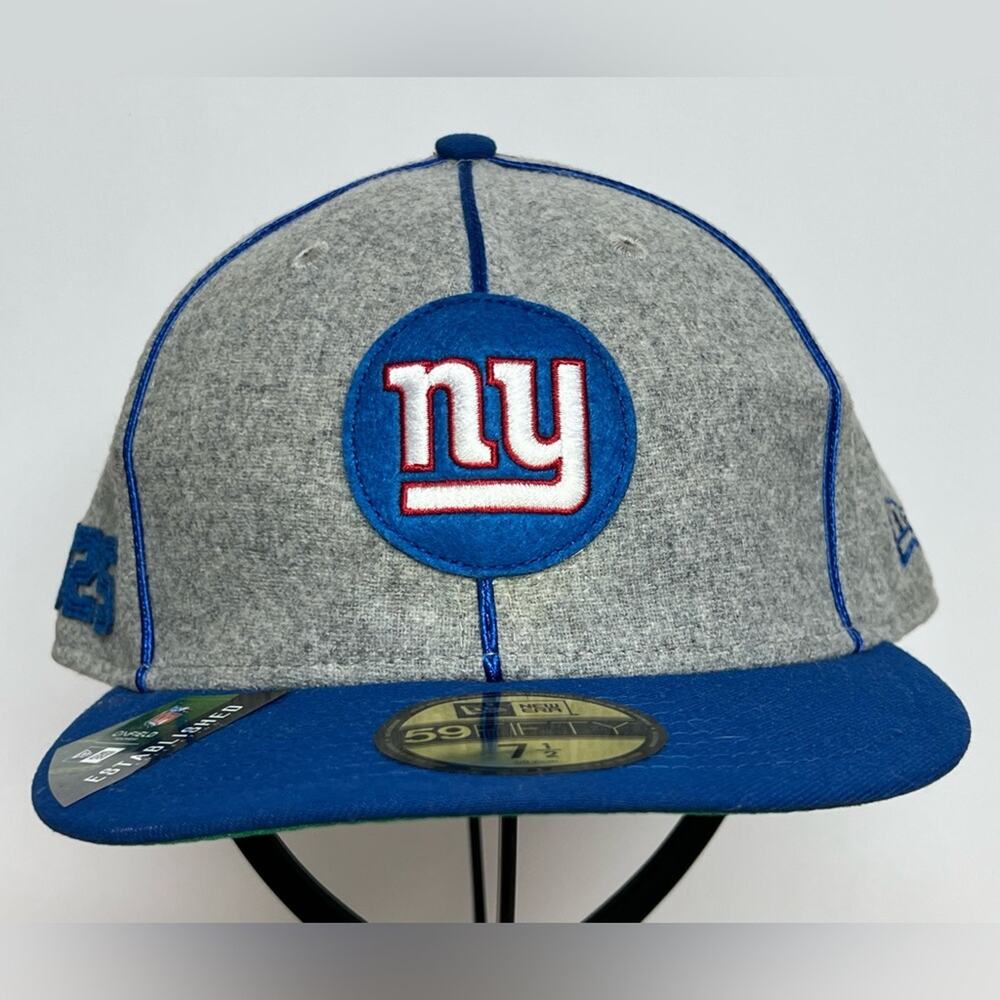 NWS New York Giants New Era 1930's 2019 Home Sideline 59FIFTY Fitted Hat 7 1/2